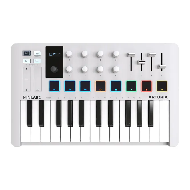 Hovedbilde Arturia MiniLab 3 White USB Controller Keyboard