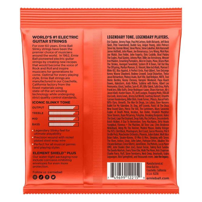 Hovedbilde Ernie Ball 2215 Skinny Top Heavy Bottom (10-52)