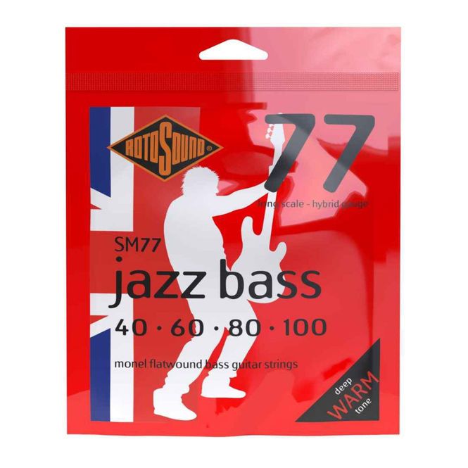 Hovedbilde Rotosound SM77 Jazz Bass Flatwound (40-100)