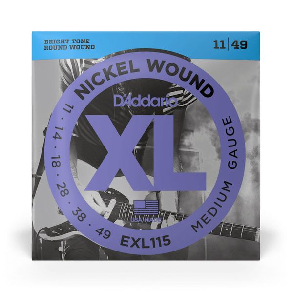 D'Addario EXL115 El. Gitar Strenger (11-49)