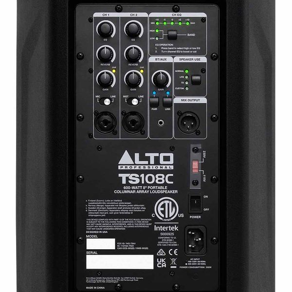 Alto TRS108C TrueSonic Portabelt PA-system