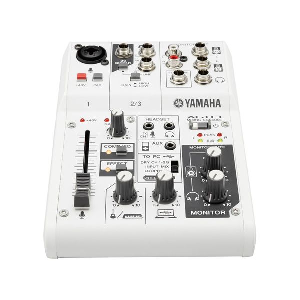 Yamaha AG03 MK2 Mikser med USB, Hvit