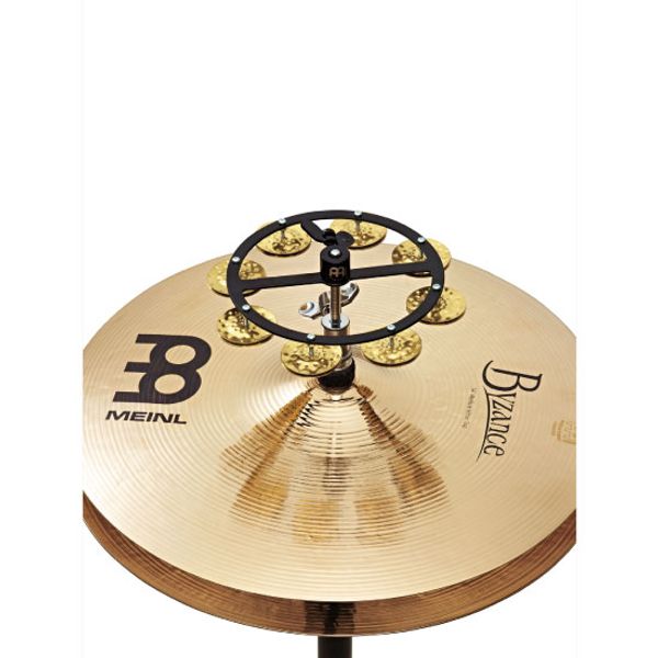 Meinl Headliner HTHH1B-BK Hi-Hat Tamburin, Messing