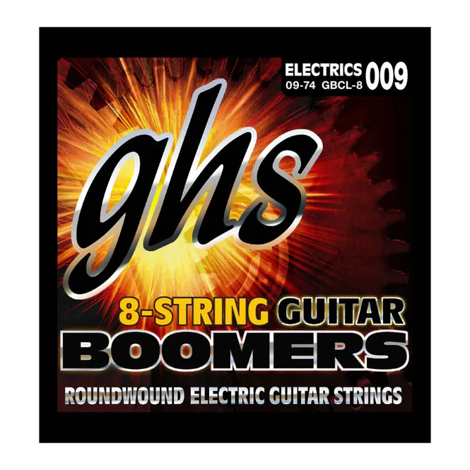 Hovedbilde GHS GBCL-8 Boomers 8-strengssett Custom Light (09-74)