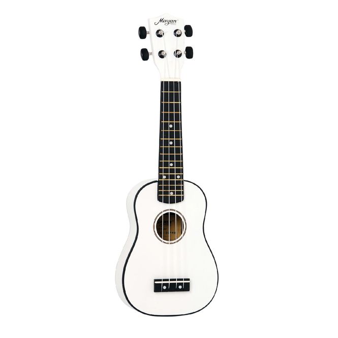 Hovedbilde Morgan UK S 100 Ukulele - White m/bag