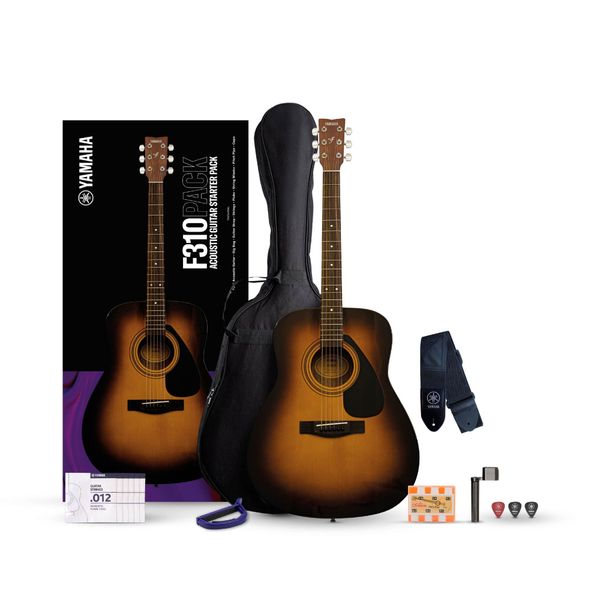 Yamaha F310P Tobacco Brown Sunburst Gitarpakke