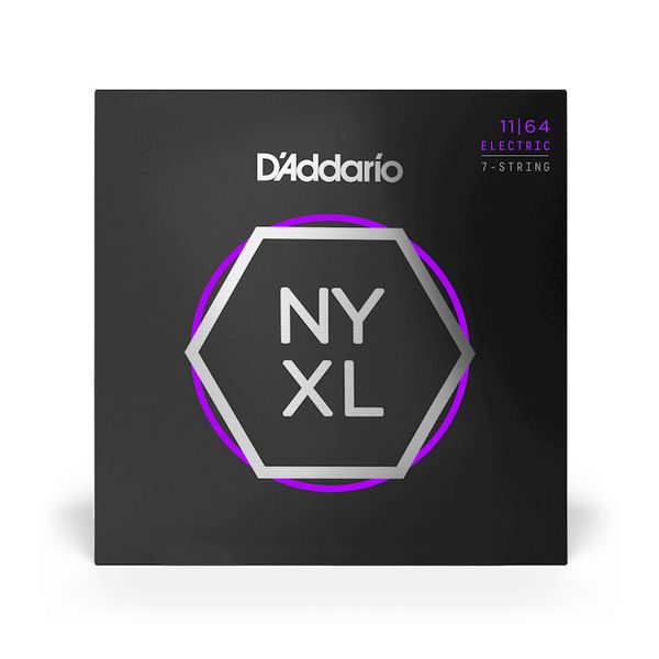 D'Addario NYXL1164 El. Gitar Strenger 7str. (11-64)