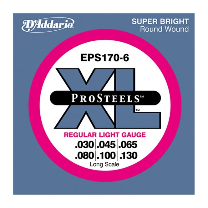Hovedbilde D'Addario EPS170-6 Pro Steel 030-130