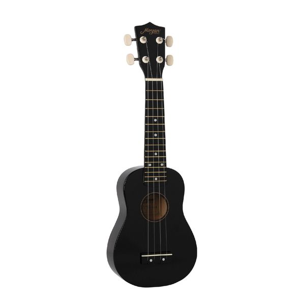 Morgan UK S 100 Ukulele - Svart m/bag