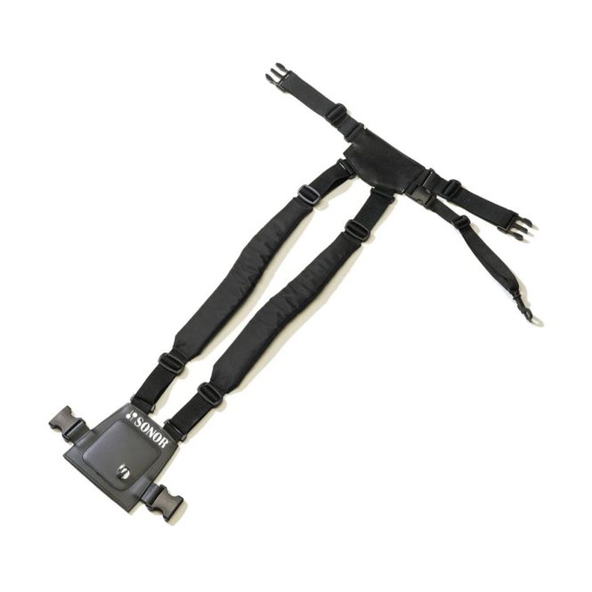 Hovedbilde Sonor PG 6560 PowerStrap for skarptromme, L-XL, Svart