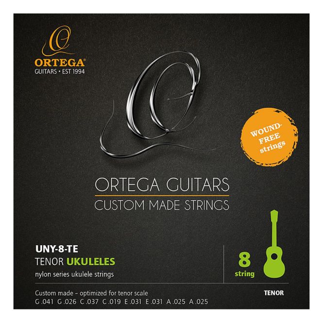 Hovedbilde Ortega UNY-8-TE 8-strengs Tenor Ukulele Strengesett