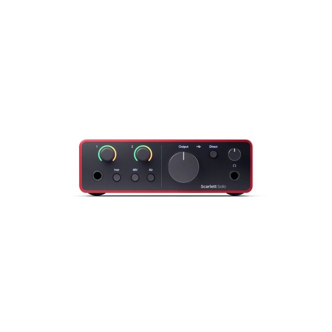Hovedbilde Focusrite Scarlett Solo Gen4 USB-lydkort, 2inn/2ut